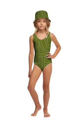 One-piece kids, T-shirt,  "Madeira"  print
