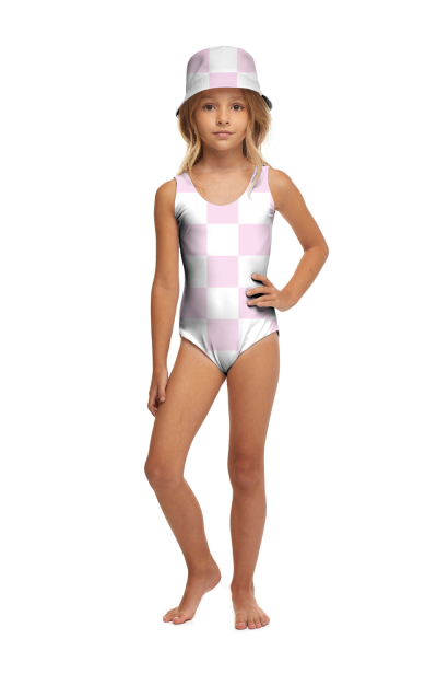 One-piece kids, T-shirt,  "Versailles Rose"  print