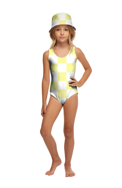 One-piece kids, T-shirt,  "Versailles Lemon"  print