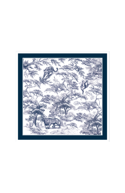 Head Scarf, Artificial Silk, Savage Garden, 60×60