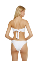 White eyelet lace up, low bikini brief