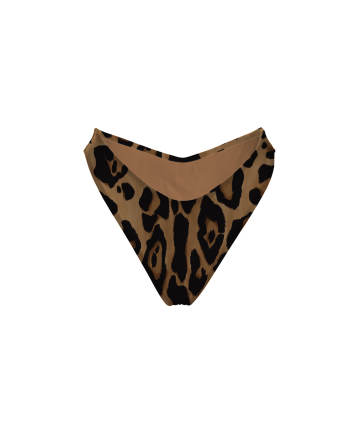 V bikini briefs with "Leopard" print