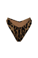 V bikini briefs with "Leopard" print