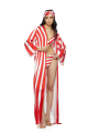 Artificial Silk robe with "RED Monochrome"