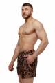Men's swim shorts with "Leopard" print