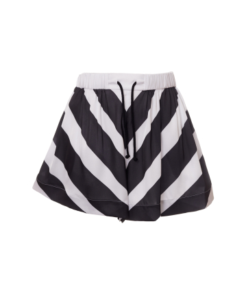 Women's shorts, "Monochrome" print