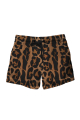 Kids swim shorts with "Leopard" print