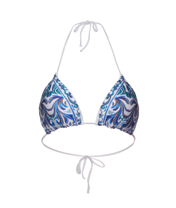 Triangle bikini top "Porto" print 