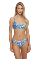 Bikini briefs with, "Porto" print