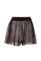 Shorts, mesh, "Leopard" print 