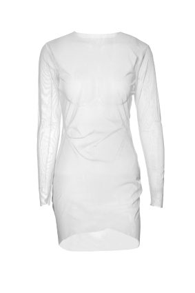 Dress mesh, White