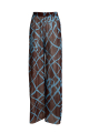 Pants, mesh, print Chocolate