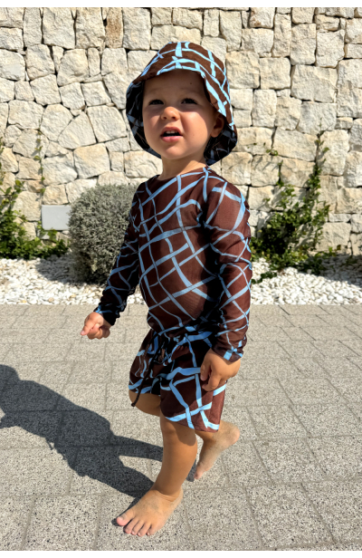 Bucket hat Kid's, Chocolate