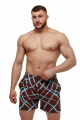 Men's swim shorts with "Chocolate" print