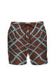 Men's swim shorts with "Chocolate" print