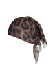 Headscarf, mesh, "Leopard" print, 60х60