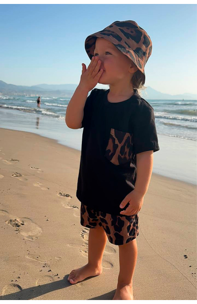 T-shirt for kids, "Leopard"  print