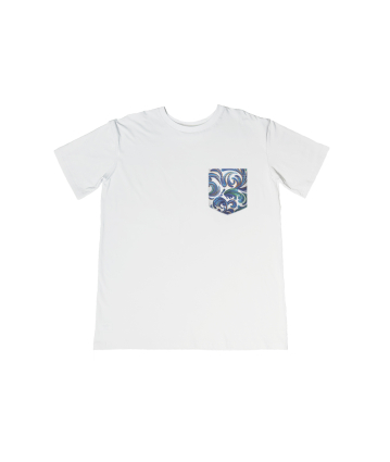 T-shirt for men, white "Porto" print