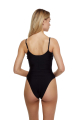 One-piece swimsuit, black, «Not shy»