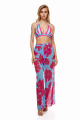 Pants, mesh, print Lagoon