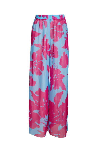 Pants, mesh, print Lagoon