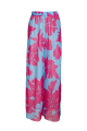 Pants, mesh, print Lagoon