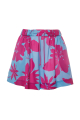 Women's shorts, "Lagoon" print