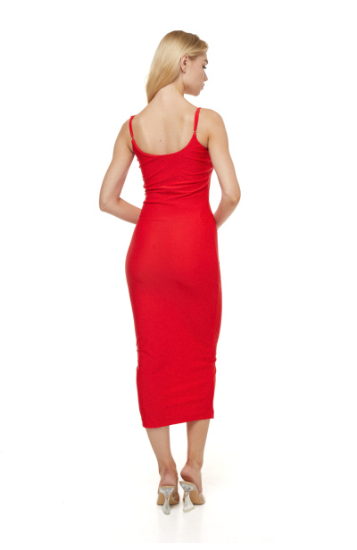 Biflex dress, red, «Not shy»
