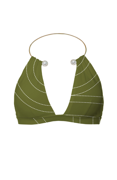 Chain necklace with pearls "Madeira" top