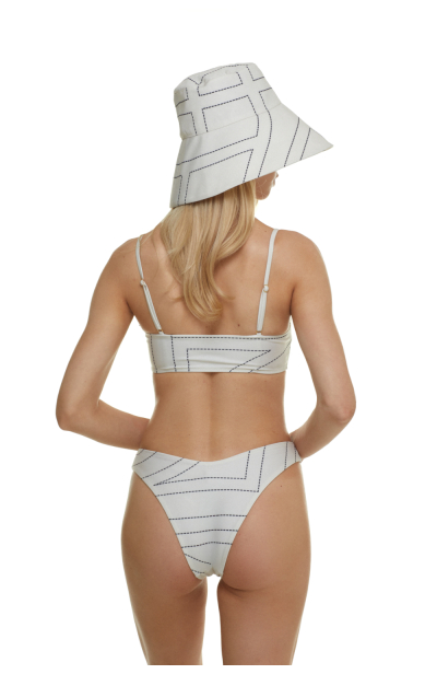 V bikini briefs with "Madeira Pearl" print