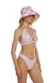 V bikini briefs with "Versailles Rose" print