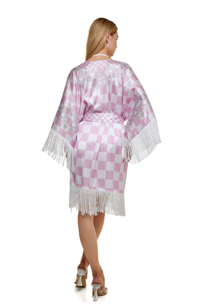 Tunic with "Versailles Rose" print 