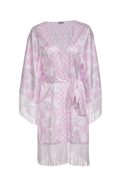 Tunic with "Versailles Rose" print 