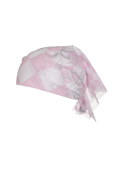 Платок на голову, сетка, Versailles Rose, 60х60