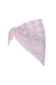 Headscarf, mesh, "Versailles Rose" print, 90х90