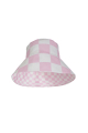 Bucket hat Versailles Rose  (wide fields)
