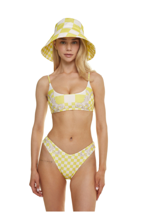V bikini briefs with "Versailles Lemon" print