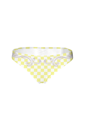 Bikini briefs with, "Versailles Lemon" print