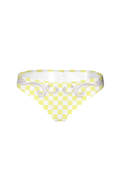 Bikini briefs with, "Versailles Lemon" print