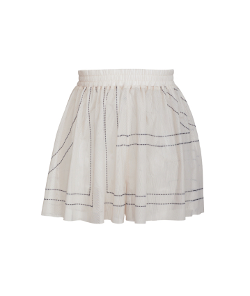 Shorts, mesh, Madeira Pearl  print