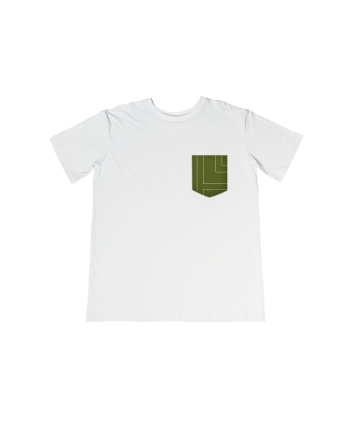T-shirt for men, white "Madeira" print