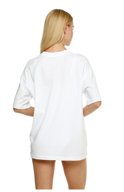 T-shirt for men, white "Lagoon" print