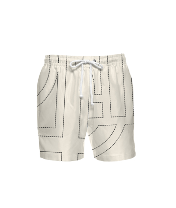 Men's swim shorts with "Madeira Pearl" print