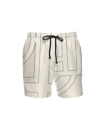 Men's swim shorts with "Madeira Pearl" print