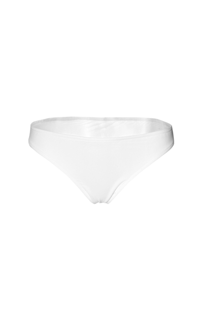 Low-rise bikini bottoms, White