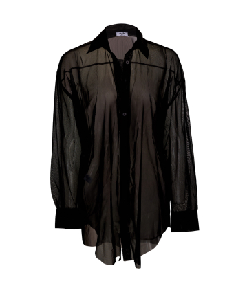 Shirt, mesh, Black
