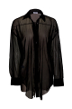 Shirt, mesh, Black