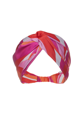 Headband with, Artificial Silk "La Linia Viva" print