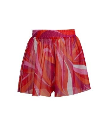 Shorts, mesh, La Linia Viva print