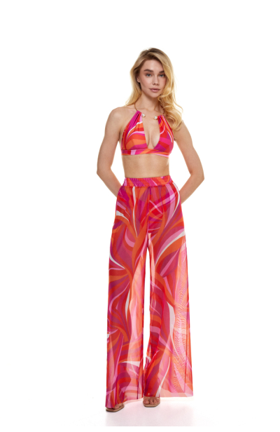 Pants, mesh, print La Linia Viva